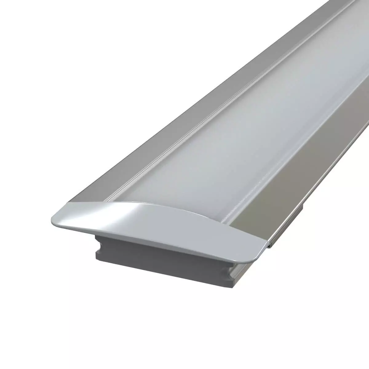 Shallow Recessed LED Aluminium 1m long