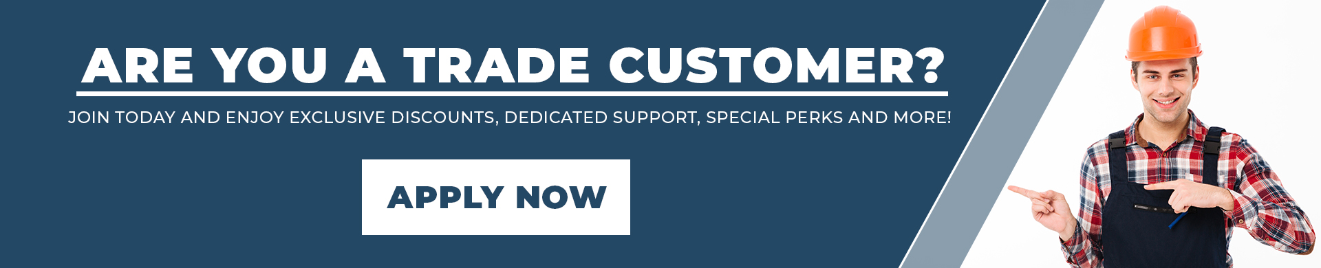 Apply for a trade account