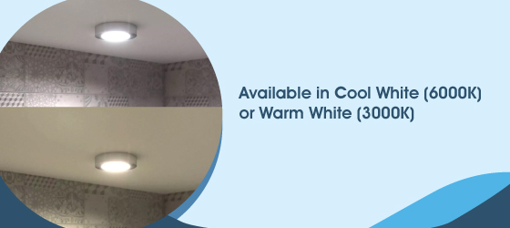 1.8w Round Brushed Chrome Under Cabinet Light - Available in Cool White (6000K) or Warm White (3000K)