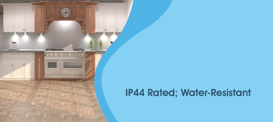 1.8w Triangle LED Cabinet Light - IP44 Rated; Water-Resistant