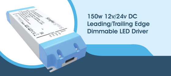 150w Dimmable LED Driver - 200w 12v24v DC LeadingTrailing Edge Dimmable LED Driver