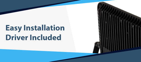 150w LED flood light - Easy Installation - Driver Included