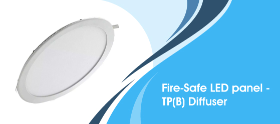 15w LED panel - Fire-Safe LED panel - TP(B) Diffuser