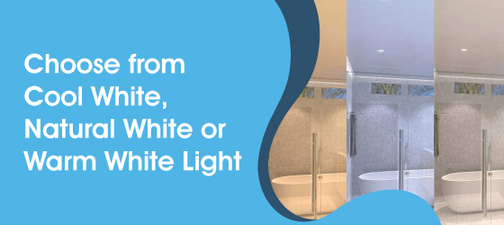 18w LED Panel Light - Choose from Cool White, Natural White or Warm White Light