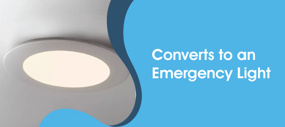 18w LED Panel Light - Converts to an Emergency Light