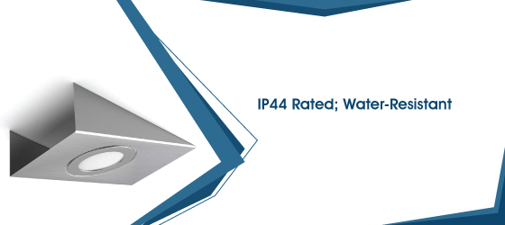 2.6w Wedge LED Under Cabinet Light - IP44 Rated; Water-Resistant