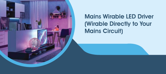 150w Dimmable LED Driver - Mains Wirable LED Driver (Wirable Directly to Your Mains Circuit)