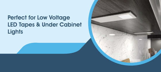 150w Dimmable LED Driver - Perfect for Low Voltage LED Tapes & Under Cabinet Lights