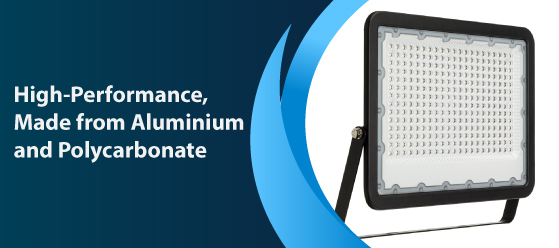 200w LED flood light with photocell - High-Performance, Made from Aluminium and Polycarbonate
