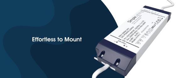 240w LED Driver - Effortless to Mount