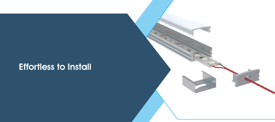 2M Super Slim LED Profile - Effortless to Install