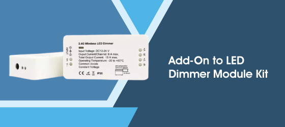 4 Channel Reciver Module - Add-On to LED Dimmer Module Kit