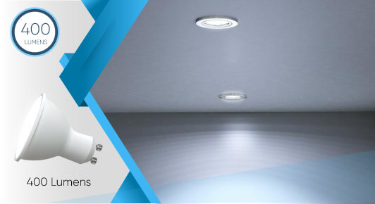 5w GU10 bulb - 400 Lumens