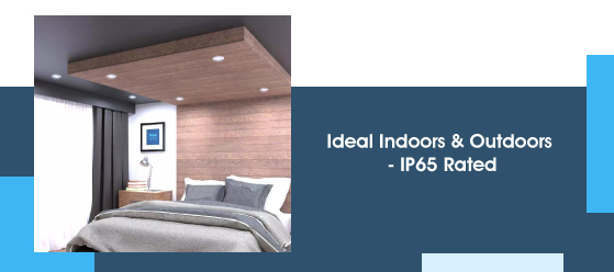 8w CCT White Downlight - Ideal Indoors & Outdoors - IP65 Rated