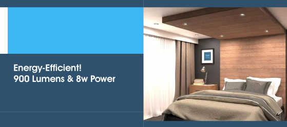 Black CCT Fire-Rated LED Downlight - Energy-Efficient! 900 Lumens & 8w Power