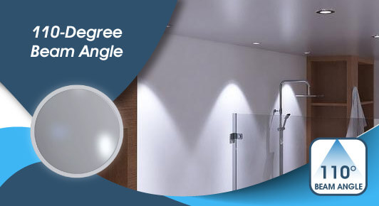 Dimmable GU10 Bulb - 110-degree beam angle