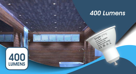 Dimmable GU10 Bulb - 400 Lumens