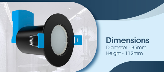 black downlight - Dimensions