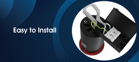 IP65 Polished Chrome Downlight - Easy to Install