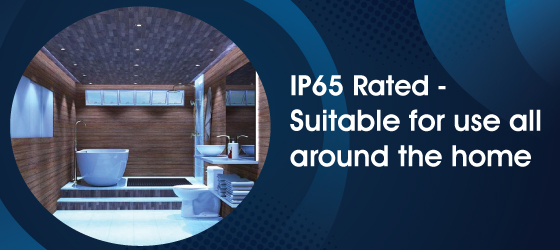 IP65 Polished Chrome Downlight - IP65 Rated - Suitable for Indoor and Outdoor applications