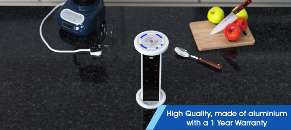 motorised pop up plug socket - with a 3 year warranty