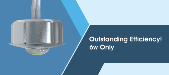 Pack of 10 LED Plinth Lights, 0.6w - Outstanding Efficiency! 6w Only