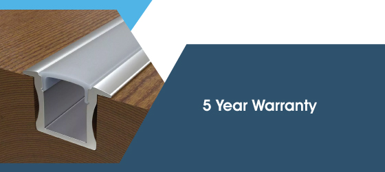 Pack of 3 Recessed LED Profiles - 5 Year Warranty