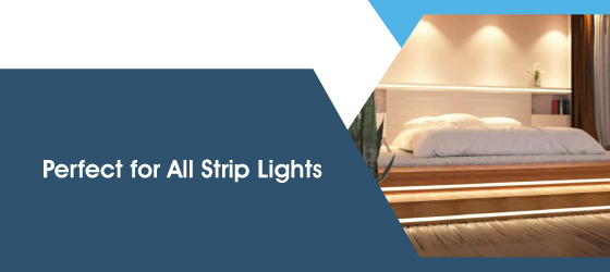 Pack of 3 Recessed LED Profiles - Perfect for All Strip Lights