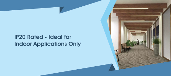 Pack of 3 Super Slim LED Profile, 2M - IP20 Rated - Ideal for Indoor Applications Only