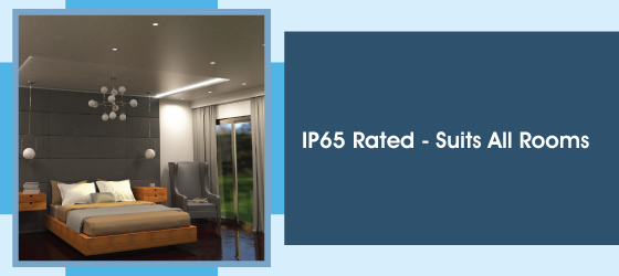 Pack of 50 6w Satin Nickel LED Downlights - IP65 Rated - Suits All Rooms