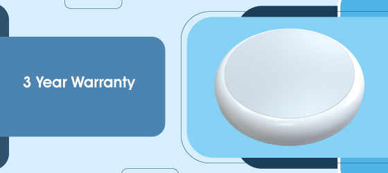 Pack of 5 Sensor 18w LED Bulkhead - 3 Year Warranty