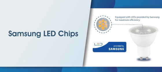 Pack of Ten 7.5w GU10 Bulbs - Samsung LED Chips