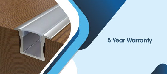 Recessed LED Profile (All Strips) - 5 Year Warranty