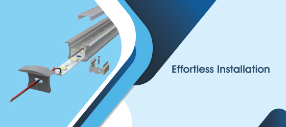 Recessed LED Profile (All Strips) - Effortless Installation