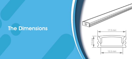 Slimline LED Profile - The Dimensions