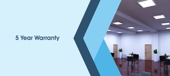 Surface-mounted LED panel 6000K - 5 Year Warranty
