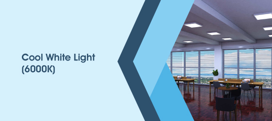 Surface-mounted LED panel 6000K - Cool White Light (6000K)