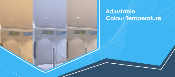 White CCT Fire-Rated LED Downlight - Adjustable Colour Temperature