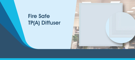 pack of 24 LED panels 600mm - Fire Safe TP(A) Diffuser