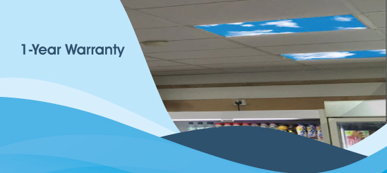 set of 6 3D sky panels - 1-Year Warranty