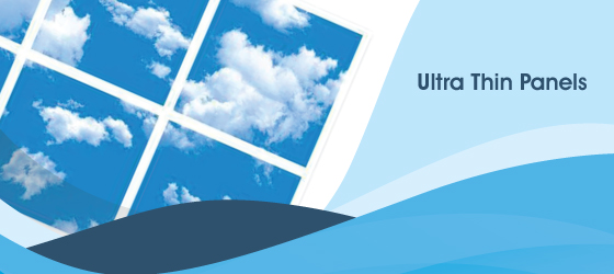 set of 6 3D sky panels - Ultra Thin Panels
